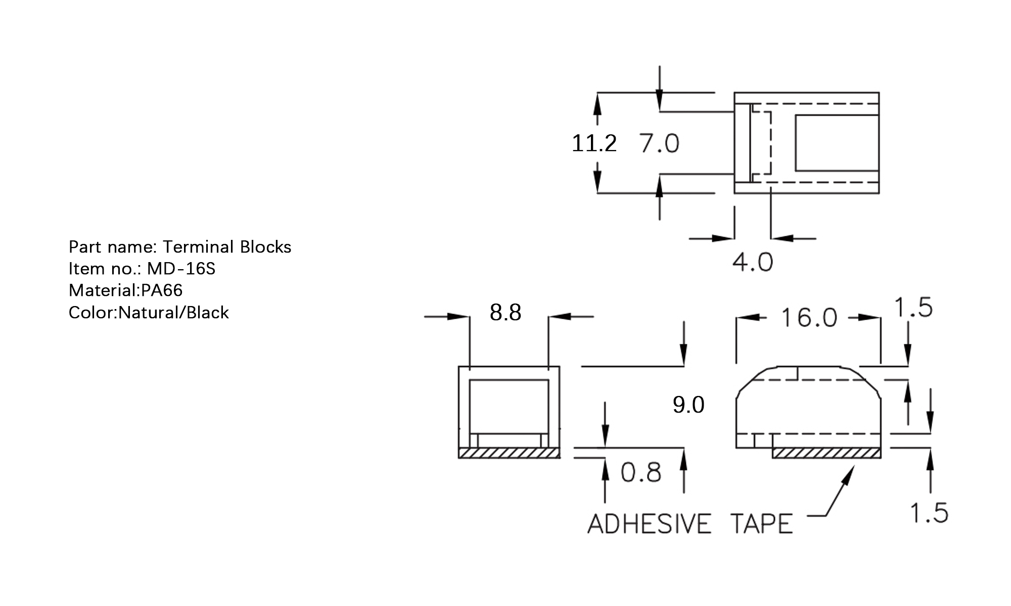 Terminal Blocks MD-16S